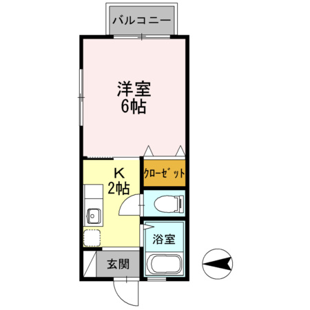 【間取り】 | グレース華Ⅱ