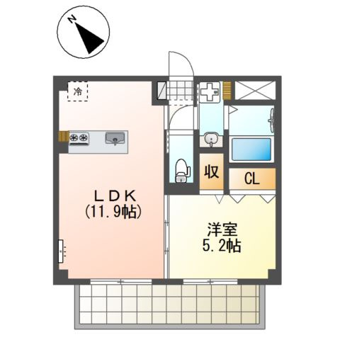 ナスタチウムの間取り
