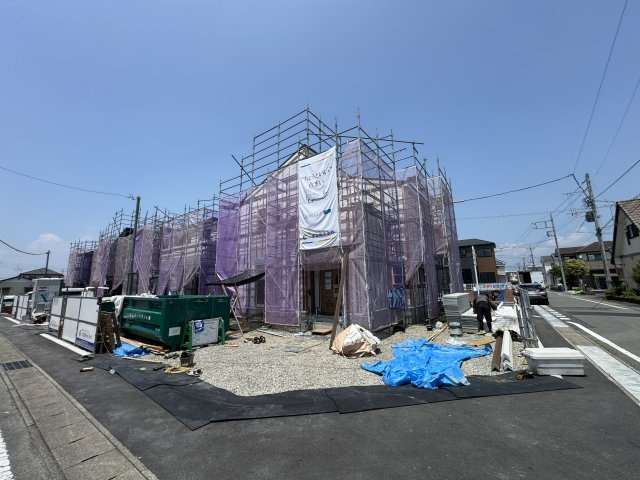 新築　高崎市新町第８　Livele Garden.S　6号棟の駐車場|現地写真　駐車スペースは2台分可能です！
