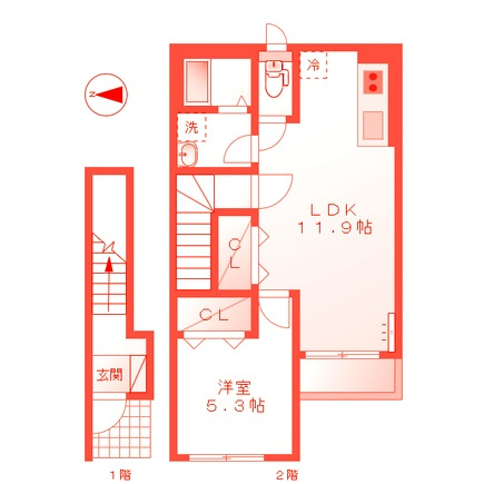 Fleurの間取り