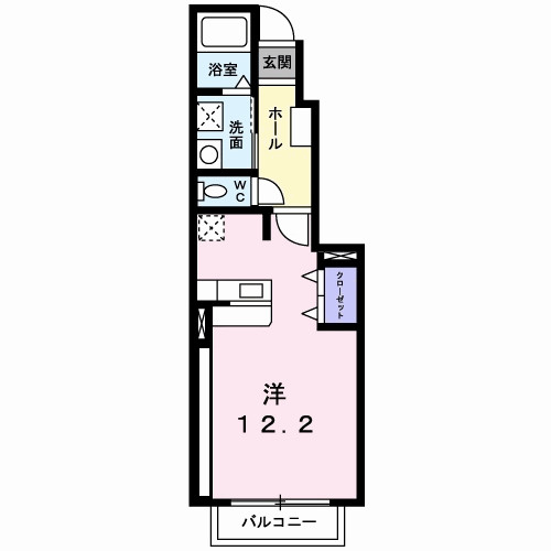 【間取り】 | メディオ・コルソＢ