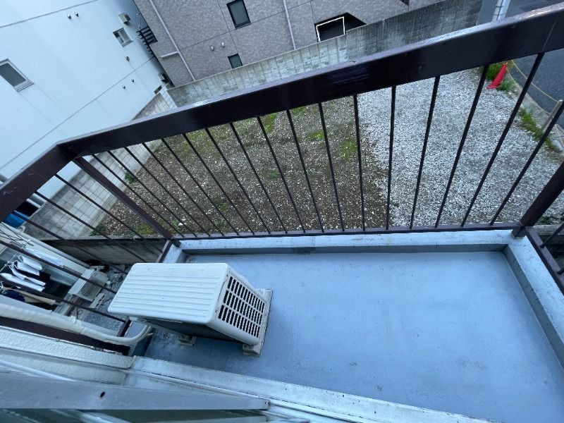 霜降コーポのバルコニー