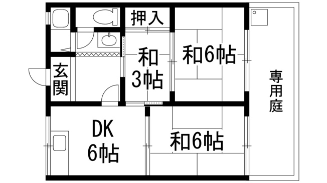 【間取り】 | 宝塚コーポ