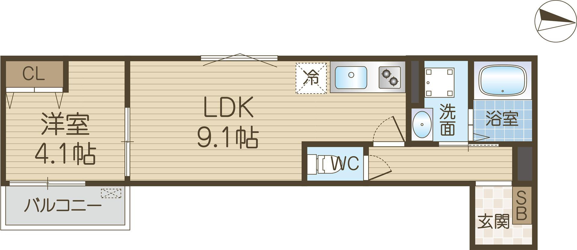 アート茨木の間取り