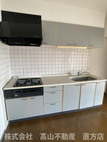 直方市須崎町の賃貸マンションのキッチン