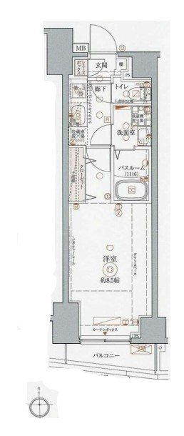 クレヴィスタ光が丘の間取り