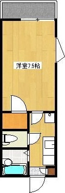 グランデル黒髪の間取り