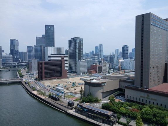ユニハイム中之島堂島川タワーレジデンスの展望