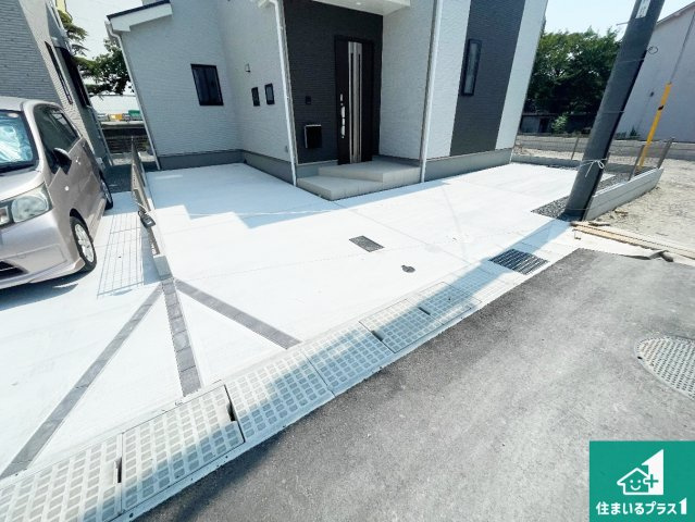 明石市魚住町西岡　第5期　新築一戸建ての駐車場|駐車スペース！散水栓があるので、こまめに愛車を洗えます！