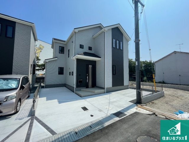 明石市魚住町西岡　第5期　新築一戸建ての外観|安心の10年保証！外観を美しく保ち、雨水で汚れを落とします！気になることがありましたら、お気軽にお問い合わせください！