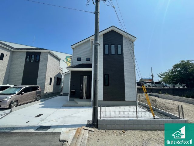 明石市魚住町西岡　第5期　新築一戸建ての外観|安心の10年保証！外観を美しく保ち、雨水で汚れを落とします！気になることがありましたら、お気軽にお問い合わせください！