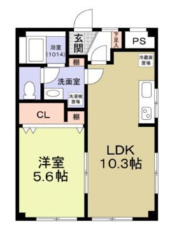 【間取り】 | 第二水落マンション | 間取りです。