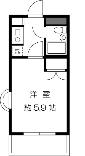 大田区池上６丁目の賃貸マンションの間取り