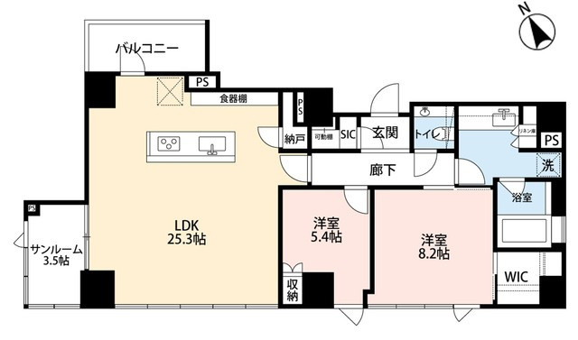 希神楽坂テラスの間取り