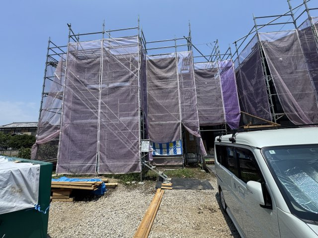 新築　高崎市新町第８　Livele Garden.S　9号棟の外観|現地写真　2026年10月完成予定！類似物件のご内覧等、お気軽にお問合せください♪　							
　							

