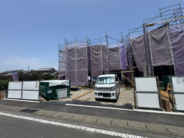 新築　高崎市新町第８　Livele Garden.S　9号棟の駐車場|現地写真　駐車スペースは2台分可能です！
