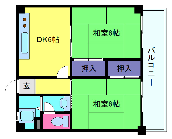 グレイスハイツ六甲の間取り