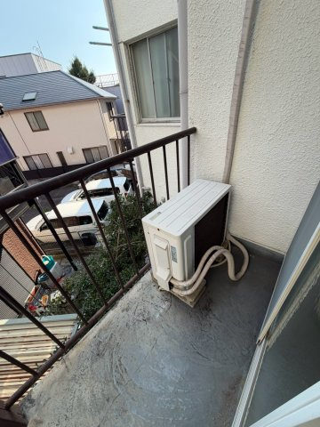 ミダ六マンションのバルコニー