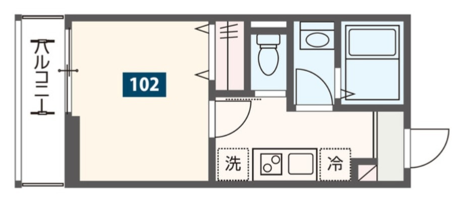MELDIA新松戸の間取り