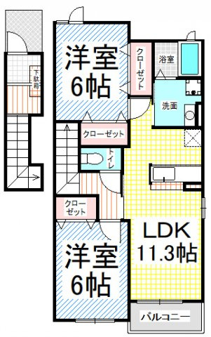 ミント　ブリーゼの間取り