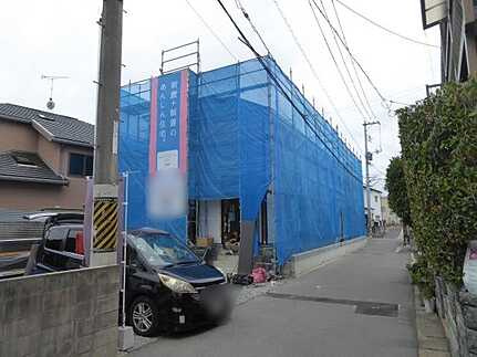 広島市安佐北区口田南２丁目の前面道路含む現地写真