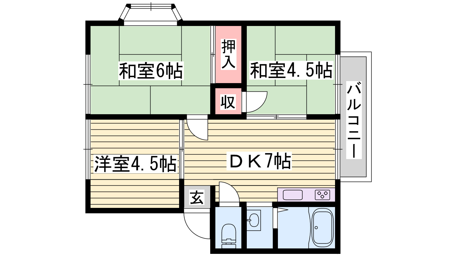 サンシティー２１の間取り