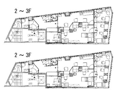 飯島ビル　新館　2F-3F