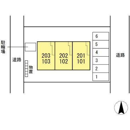 メイユールＭＳ Ⅱの区画図