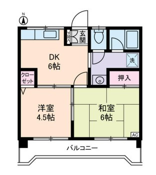 ルミエール本宿参番館の間取り