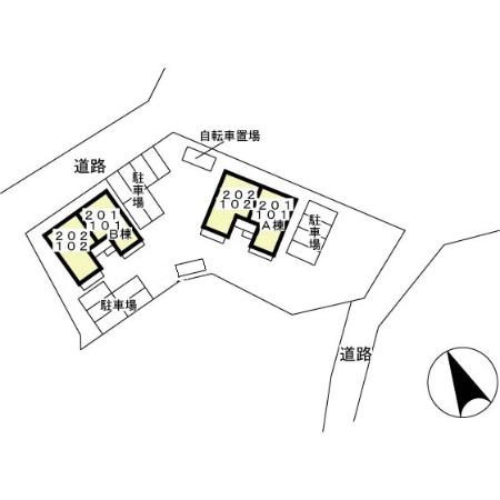 エトワール花の木　Ａの区画図