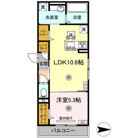 ラルゴ　スターダストの間取り
