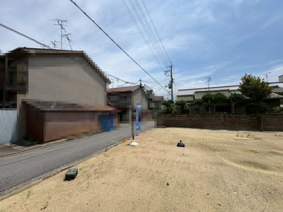 【外観】 | 中長尾町三丁　売土地 | デイリーカナートまで徒歩６分！業務スーパーまで徒歩１７分！毎日のお買い物に便利ですね！その日の特売日などでスーパーを選べますね♪