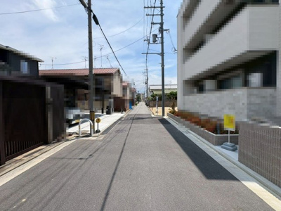 【前面道路含む現地写真】 | 中長尾町三丁　売土地 | 閑静な住宅街で叶える穏やかな新生活をここではじませんか♪