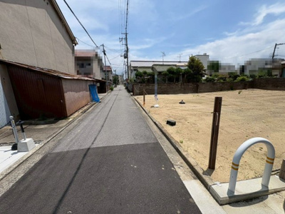 【前面道路含む現地写真】 | 中長尾町三丁　売土地 | ご家族に合ったプランをご提案いたします！資料請求だけでもお気軽にお問い合わせくださいね♪