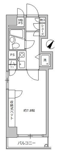 ダイアパレス浅草第二の間取り