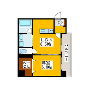 SHINSAIBASHI1921の間取り|SHINSAIBASHI　1921　間取り