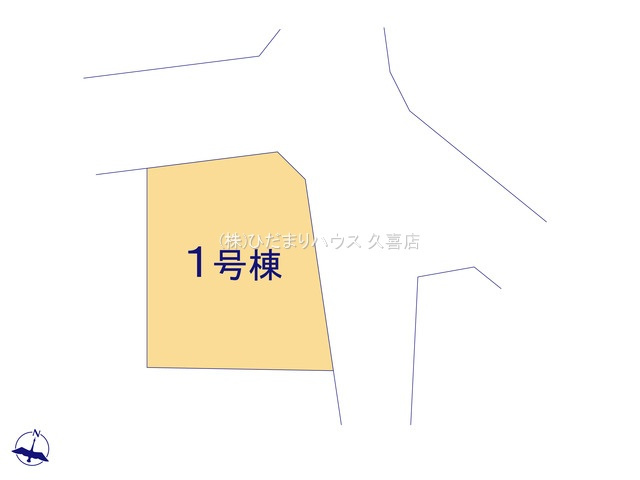 幸手市緑台１丁目１期　新築一戸建ての区画図|全１区画