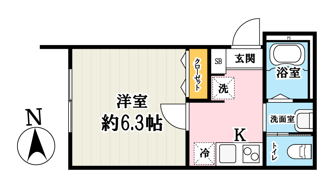 (仮称)キャメル小手指2の間取り