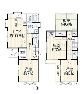 【間取り】 | 埼玉県新座市新堀2丁目
