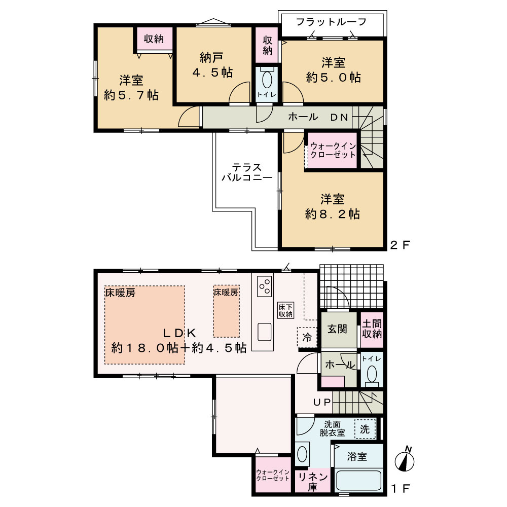 KIS松戸市　二十世紀が丘柿木町3期の間取り
