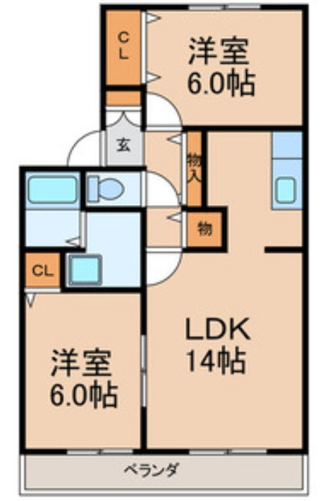 サンモールの間取り