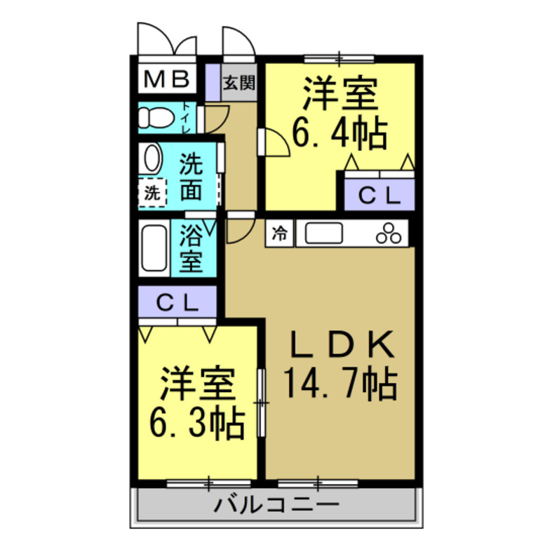 Casaverdeの間取り