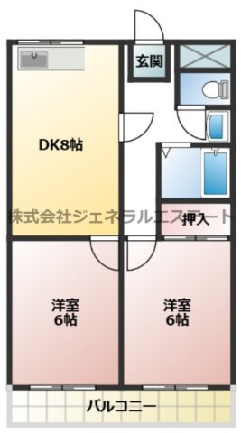 【間取り】 | コムズスクエア大日
