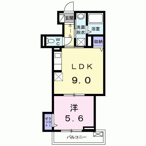 ハウス・オルコットの間取り