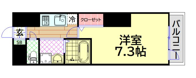 【間取り】 | S-FORT弁天町