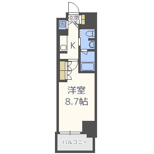 コンフォリア北浜の間取り