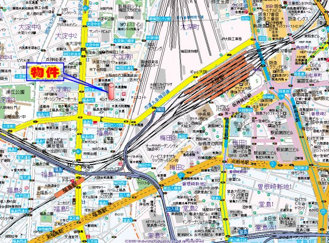 【地図】 | エスリード梅田西第3