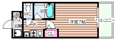 【間取り】 | エスリード梅田西第3