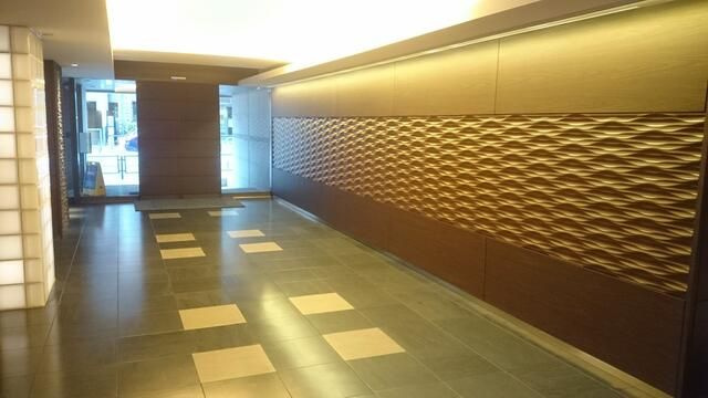 後楽園ビューハイツのエントランス