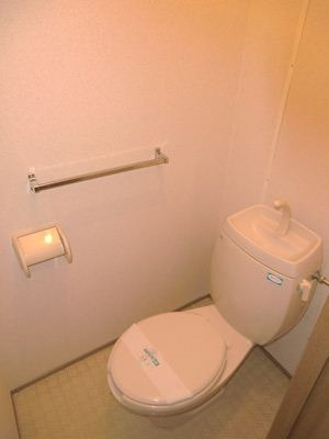 ゆったりとした空間のトイレです